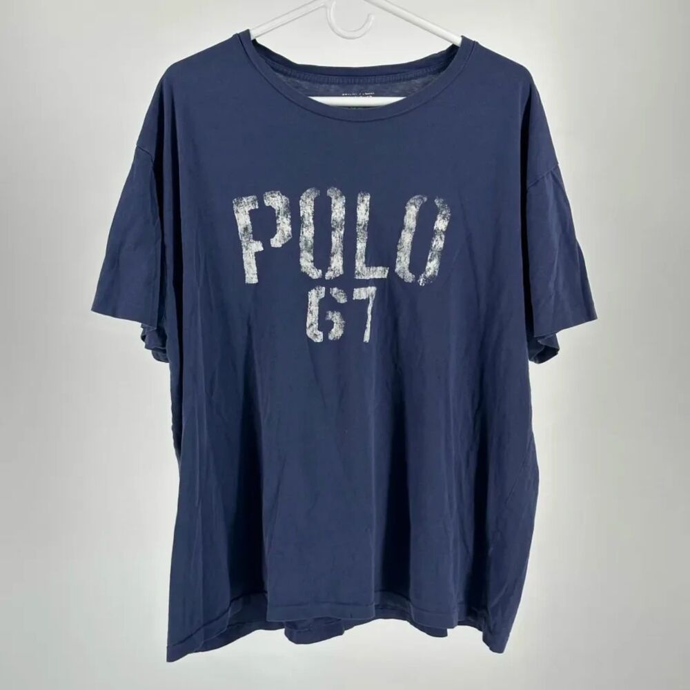 Polo Ralph Lauren 67 Spellout T-Shirt Size XL